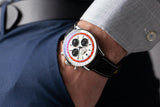 Buy Shop Breitling Navitimer B01 Chronograph 43 Boeing 747 White Dial Black Leather Strap Watch for Men - AB01383B1G1P1 USA Online