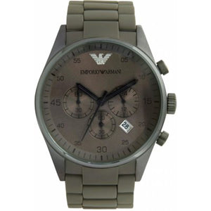 Buy Shop Emporio Armani Sportivo Chronograph Brown Dial Brown Steel Strap Watch For Men - AR5950 USA Online