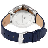 Swarovski Octea Nova Blue Dial Blue Leather Strap Watch for Women - 5295349