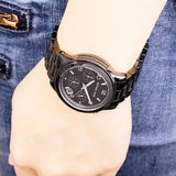 Buy Shop Michael Kors Runway Black Ceramic Dial Black Steel Strap Watch for Women - MK5162 USA Online