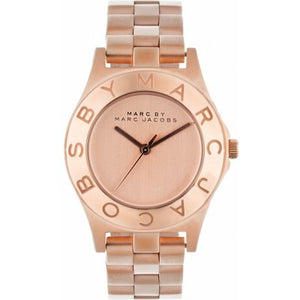 Buy Shop Marc Jacobs Blade Rose Gold Dial Rose Gold Steel Strap Watch for Women - MBM3127 USA Online