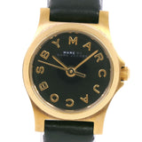 Buy Shop Marc Jacobs Henry Dinky Black Dial Black Leather Strap Watch for Women - MBM1240 USA Online