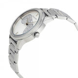 Buy Shop Michael Kors Harman Analog Silver Dial Silver Steel Strap Watch For Women - MK3672 USA Online