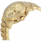 Buy Shop Michael Kors Runway Gold Dial Gold Stainless Steel Strap Watch for Women - MK5055 USA Online