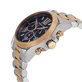 Buy Shop Michael Kors Bradshaw Blue Dial Two Tone Steel Strap Watch for Women - MK5606 USA Online