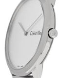 Buy Shop Calvin Klein Minimal Silver Dial Silver Mesh Bracelet Watch for Men - K3M211Y6 USA Online