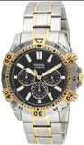 Buy Shop Fossil Garrett Analog Black Dial Two Tone Steel Strap Watch for Men - FS5771 USA Online