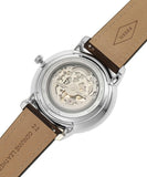Buy Shop Fossil Neutra Automatic Skeleton White Dial Brown Leather Strap Watch for Men - ME3184 USA Online
