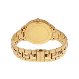Buy Shop Michael Kors Runway Mercer Crystals Gold Dial Gold Steel Strap Watch For Women - MK6714 USA Online