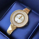 Buy Shop Swarovski Crystalline Bracelet White Dial Gold Steel Strap Watch for Women - 5269253 USA Online