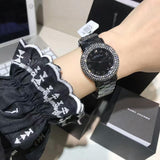 Buy Shop Marc Jacobs Marci Black Dial Black Steel Dial Strap Watch for Women - MBM3193 USA Online