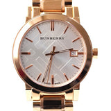 Buy Shop Burberry The City White Dial Rose Gold Steel Strap Watch for Women - BU9004 USA Online