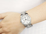 Buy Shop Michael Kors Runway White Dial Silver Steel Strap Watch for Women - MK5825 USA Online