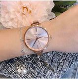 Buy Shop Michael Kors Jaryn Rose Gold Dial Rose Gold Steel Strap Watch For Women - MK3547 USA Online