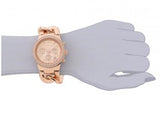 Buy Shop Michael Kors Runway Rose Gold Dial Rose Gold Steel Strap Watch for Women - MK3247 USA Online