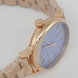 Buy Shop Marc Jacobs Mini Baker Blue Dial Rose Gold Steel Strap Watch for Women - MBM3285 USA Online