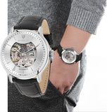 Buy Shop Maserati Epoca Automatic Skeleton Mechanical Silver Dial Watch For Men - R8821118003 USA Online