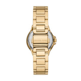 Buy Shop Michael Kors Camille Analog Red Dial Gold Steel Strap Watch For Women - MK7196 USA Online