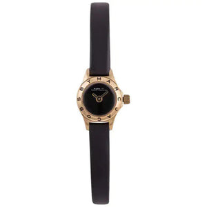 Buy Shop Marc Jacobs Blade Black Dial Black Leather Strap Watch for Women - MBM1345 USA Online