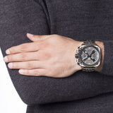 Buy Shop Diesel BAMF Chronograph Gray Dial Gray Steel Strap Watch For Men - DZ7344 USA Online