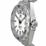 Buy Shop Tag Heuer Formula 1 Calibre 5 Automatic White Dial Silver Steel Strap Watch for Men - WAZ2114.BA0875 USA Online