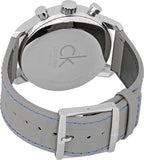 Buy Shop Calvin Klein City Chronograph White Dial White Leather Strap Watch for Men - K2G271Q4 USA Online