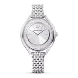 Buy Shop Swarovski Crystalline Aura Silver Dial Silver Steel Strap Watch for Women - 5519462 USA Online
