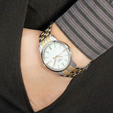 Buy Shop Tissot T Classic Dream White Dial Two Tone Steel Strap Watch for Men - T033.410.22.011.01 USA Online