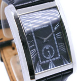 Buy Shop Emporio Armani Classic Analog Black Dial Black Leather Strap Strap Watch For Men - AR1604 USA Online