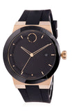 Buy Shop Movado Bold Black Dial Black Rubber Strap Watch for Men - 3600623 USA Online