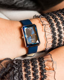 Buy Shop Swarovski Uptown Crystal Blue Dial Blue Leather Strap Watch for Women - 5547713 USA Online