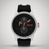 Buy Shop Hugo Boss Detroit Sport Quartz Black Dial Black Rubber Strap Watch for Men - 1550006 USA Online
