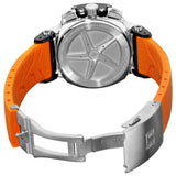 Buy Shop Tissot T Race Chronograph Black Dial Orange Rubber Strap Watch for Women - T048.217.27.057.00 USA Online