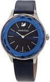 Swarovski Octea Nova Blue Dial Blue Leather Strap Watch for Women - 5295349