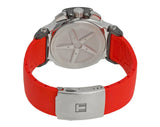 Buy Shop Tissot T Race Chronograph Black Dial Red Rubber Strap Watch for Men - T048.417.27.057.01 USA Online