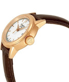 Buy Shop Tissot Carson Lady Steel Quartz Brown Leather Strap Watch For Women - T085.210.36.011.00 USA Online