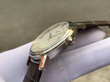Buy Shop Tissot T Classic Bridgeport Silver Dial Brown Leather Strap Watch For Men - T097.410.16.038.00 USA Online