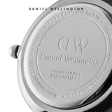 Buy Shop Daniel Wellington Petite Sheffield Black Dial Black Leather Strap Watch For Women - DW00100180 USA Online