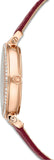 Buy Shop Swarovski Passage Moon Phase Red Dial Red Leather Strap Watch for Women - 5613323 USA Online