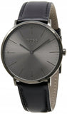 Buy Shop Hugo Boss Modern Grey Dial Black Leather Strap Watch for Men - 1513540 USA Online