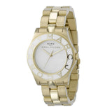Buy Shop Marc Jacobs Blade White Dial Gold Steel Strap Watch for Women - MBM3050 USA Online
