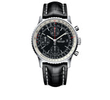 Buy Shop Breitling Navitimer 1 Chronograph 41mm Automatic Black Dial Black Leather Strap Mens Watch - A13324121B1P1 USA Online