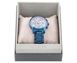 Buy Shop Guess F14 Chronograph Analog Blue Dial Blue Steel Strap Watch For Women - W0448L5 USA Online