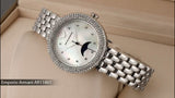 Emporio Armani Rosa Quartz Mother of Pearl Dial Silver Steel Strap Watch For Women - AR11461