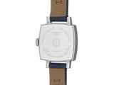 Buy Shop Tissot Lovely Square Silver Dial Blue Leather Strap Watch For Women - T058.109.16.031.00 USA Online