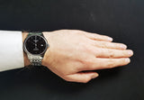 Buy Shop Tissot Le Locle Powermatic 80 Black Dial Silver Steel Strap Watch For Men - T006.407.11.052.00 USA Online