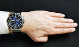 Buy Shop Tissot Seastar 1000 Chronograph Blue Dial Silver Mesh Bracelet Watch For Men - T120.417.11.041.02 USA Online