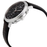Buy Shop Tissot Carson Premium Chronograph Black Dial Black Leather Strap Watch For Men - T122.417.16.051.00 USA Online