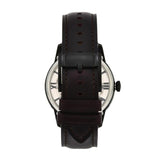 Buy Shop Fossil Townsman Automatic Skeleton Brown Dial Brown Leather Strap Watch for Men - ME3098 USA Online