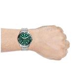 Buy Shop Fossil FB-03 Chronograph Green Dial Silver Steel Strap Watch for Men - FS5726 USA Online